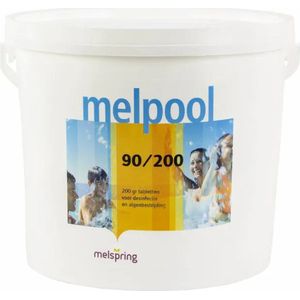 Melpool chloortabletten 90/200grams 5kg