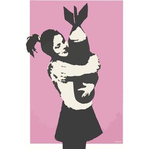 BANKSY  Bomb Hugger Canvas Print