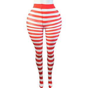 BamBella ® - Panty - onesize - maillot pantys Dames - Onesize - wit rood gothic feest halloween