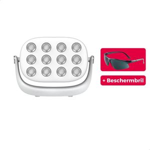 Suprrhealth Rood Licht Lamp To Go - Red Light Therapy - Timer - LED Infraroodlamp - Skincare Infraroodtherapie - Collageen Lamp - Fibromyalgie - Lichttherapie