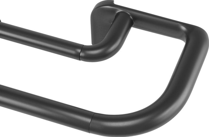 Umbra - Twilight - Gordijnroede - Zwart - Dubbele Gordijnstang - 168-365 cm - Diameter 19 mm