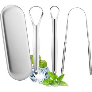 Tongschraper - Mondverzorging - 100% Hygiënisch - Duurzaam - Tongschrapers - Tong Schraper - Tong Reiniger - Tongreiniger - Must Have Voor In De Badkamer!