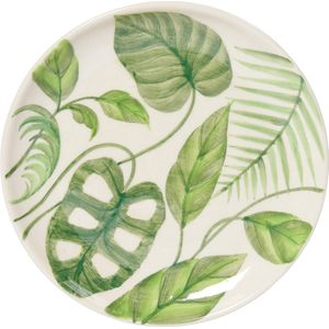 Return to Sender | Gebaksbord Jungle ø 17 cm - groen
