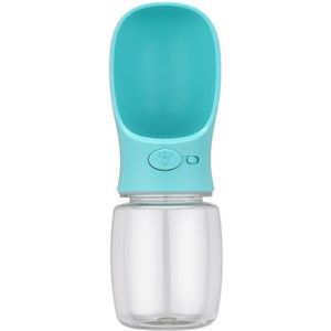 WVspecials Honden Waterfles 350ML - honden fles water - Honden bidon - Honden Drinkfles - Honden bench - Waterfles hond onderweg - Waterfles voor honden - Drinkfles honden voor onderweg - Honden bidon - Blauw -