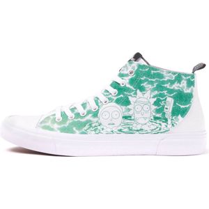 Akedo Rick & Morty Heads white sneakers Limited Edition maat 41