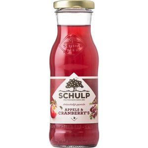 Schulp Appel & cranberry sap (200ml)