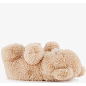Thu!s kinder pantoffels beer beige - Maat 28 - Sloffen