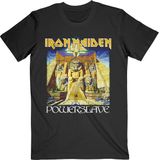 Iron Maiden - Powerslave World Slavery Tour Heren T-shirt - L - Zwart