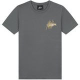 Malelions Kids Splash T-Shirt - Anthracite/Light Orange 4-104