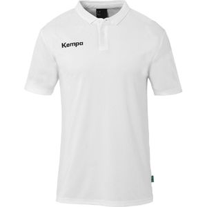 Kempa - Kinder Poly Polo Shirt - Wit - 2005156