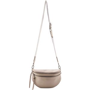 FREDsBRUDER Leren Schoudertas Bestie Beltbag Powder Taupe