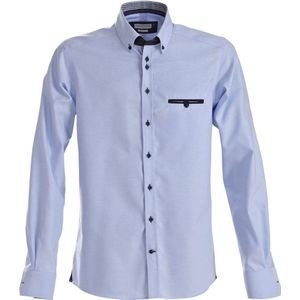 James Harvest and Frost lichtblauw overhemd | maat L 41/42