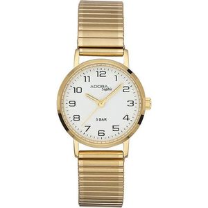 Adora dames horloge met saffier glas /rekband -AS4249