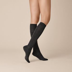 Kunert WARM UP Dames Kniekousen - Anthrazitmel