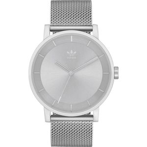 Adidas District M1 Z04-1920-00 - Horloge - Staal - Zilverkleurig - 40mm