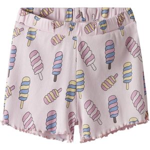 Name It mini meisjes short VEMMA AOP Ballerina Icecream Regular Fit