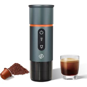 Equivera Draagbare Koffiemachine - Draagbare Koffiemachine - Draagbare Koffiezetapparaat - Compact en Eenvoudig