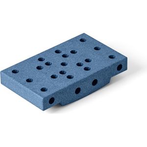 Modu Blokken Gebogen basis - Zachte blokken- Uitbreiding - Balansbord -Speelgoed 1 jaar - Deep Blue