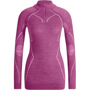 FALKE dames lange mouw shirt Wool-Tech - thermoshirt - lichtpaars (radiant orchid) - Maat: L