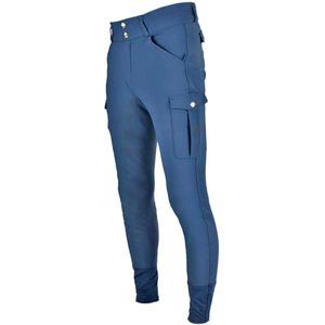 Paardrijbroek Vincere Cargo Full Grip - Cobalt Blue - 46 - Heren