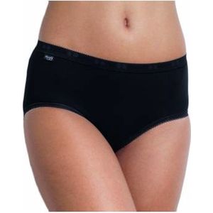 Sloggi Basic Midi dames slipSloggi dames Basic Midi dames slip  - 50  - Zwart