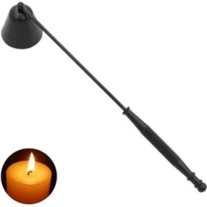 Candle Snuffer - wick extinguisher - long grip - 20 x 3.8 cm - Material : Acrylic - black