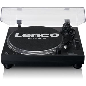 Lenco - L-3818BK - Platenspeler met USB - Stereo - Stofkap - Zwart