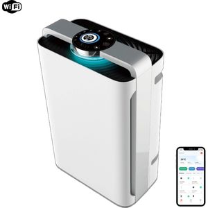 Slimme 2-in-1 Luchtreiniger en Luchtbevochtiger - Luchtreinigers – Air Purifier – Luchtreinigers met HEPA filter - Smart WiFi Bediening via App – Lage Geluidsproductie – Ionisator