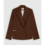 Josh V - Deacon Blazer - Donkerbruin - Oversized Fit