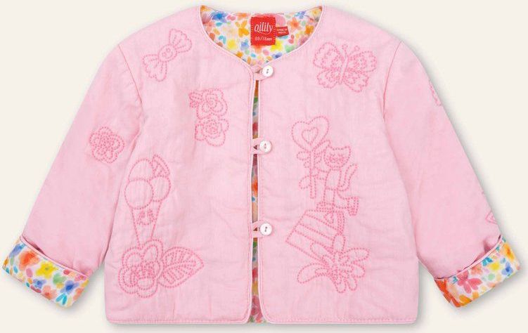 Oilily - Coton coat - Roze - 104/4yr