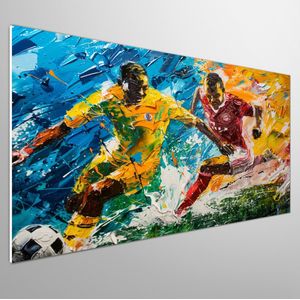 Wereldbeker voetbal | Voetbalfeest van de Wereld: Een Kunstdruk van Sport Passie | Kunst - 60x40 centimeter op Forex | Foto op Forex