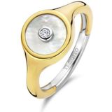 TI SENTO Ring 12296MW - Zilveren dames ring - Maat 50