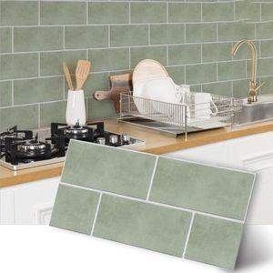 Zelfklevende PVC muur- en vloerstickers voor decoratie keuken, badkamer, woonkamer - waterdicht, slipvast - afpelbaar en opplakbaar