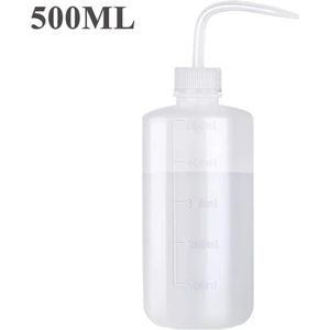 1x Spoel Fles Doseer Knijpfles Tattoo Squeeze Bottle voor Groene Zeep, Water of Desinfectiemiddel 500mlTransparant | Professionele Tatoeage, Beauty, PMU, Salon, Wimper, Kappers Barbier Studio Spuitfles | Plantenspuit | Waterfles | Hairdressing |