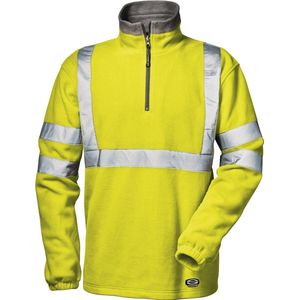 SIR SAFETY DUNE Hi Vis Reflecterend Sweatshirt Werktrui HEREN Veiligheidstrui Geel - Reflecterend - Elastische Manchetten - Turtleneck