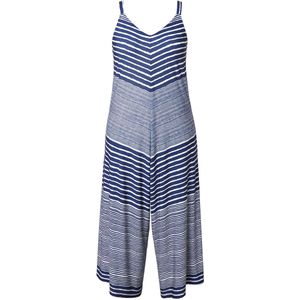 Angel of Style Angel of Style - Dames - Jumpsuit A-lijn strepen - Donkerblauw - Maat 50