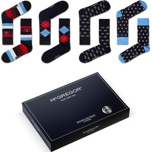 McGregor Sokken Heren | Maat 41-46 | Sail Giftbox | Donkerblauw Cadeau mannen/Sokken Giftbox| Zeilen