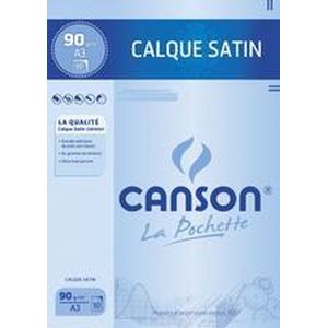CANSON traceerpapierblok, DIN A3, 70/75 g/qm, 50 vellen