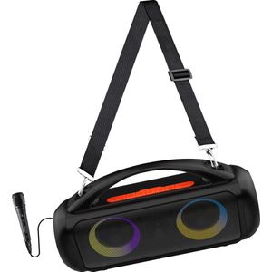 Media-Tech draagbare luidspreker, karaoke, Bluetooth 5.3, 1200W, MT3184