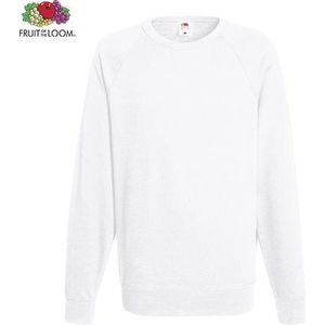Fruit of the Loom sweater - ronde hals - maat XXL - heren - Kleur White