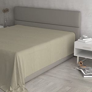 Taupe Bedlaken 100% Katoen voor Tweepersoonsbed