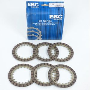 koppelingsplaat ebc voor motor yamaha 80 pw 1983 tot 2006 ck2303 / 6 platen met voering nieuw