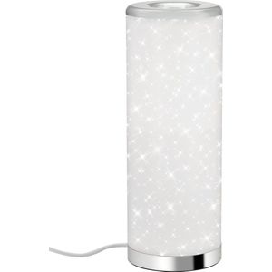 BRILONER - YOTA - LED tafellamp - 5 W - 400 lm - IP20 - chroom - kunststof - incl. 1x GU10 - Ø 13,1 cm
