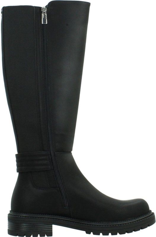 Mustang - 54732 - Enkellaarsjes - Zwart - Ritssluiting - Casual