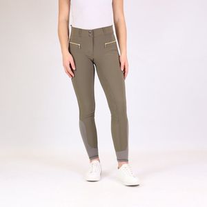 QHP Rijbroek Tara Full Grip Olijf - 36