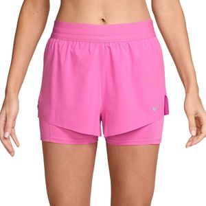 Nike - One Dri-FIT - Korte Broek - Roze - 2-in-1