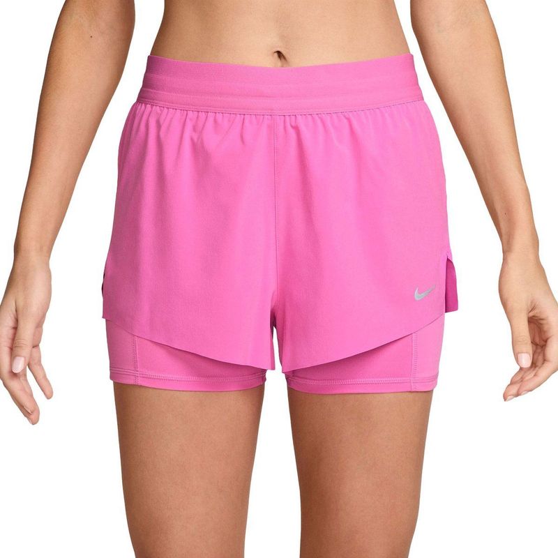 Nike - One Dri-FIT - Korte Broek - Roze - 2-in-1