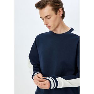 Ronde kraag Met kleurblokken Sweatshirt