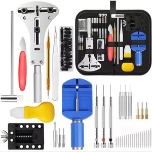 147-Delige Professionele Horloge Reparatie Set | Horloge gereedschap | Horlogeband inkorten | Horloge pin verwijderaar |Watch repair kit|horloge reparatie toolkit - batterij vervanging |Horlogebandje | Compleet set horloge | inkorten van banden