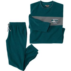 ATLAS FOR MEN - Microfleece pyjama Mountain - Heren - Verkrijgbaar in grote maten - L